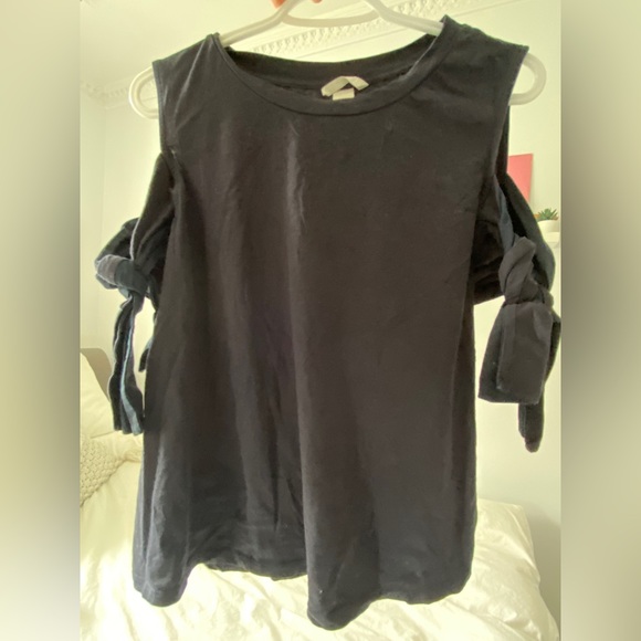 Navy blue shirt with adjustable sleeves - Picture 1 of 5